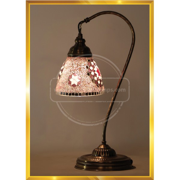 Handmade Mosaic Turkish Lamp, Vintage Bedroom Decor Table Lamp, Unique Night Light Lamps for Living Room, Room Decor for Teen Girls Boys, Bedside Lamp, Night Light for Kids, HND HANDICRAFT