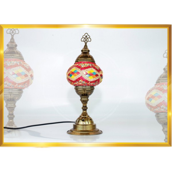 Handmade Turkish Moroccan Mosaic Glass Table Desk Bedside Lamp Light HND HANDICRAFT