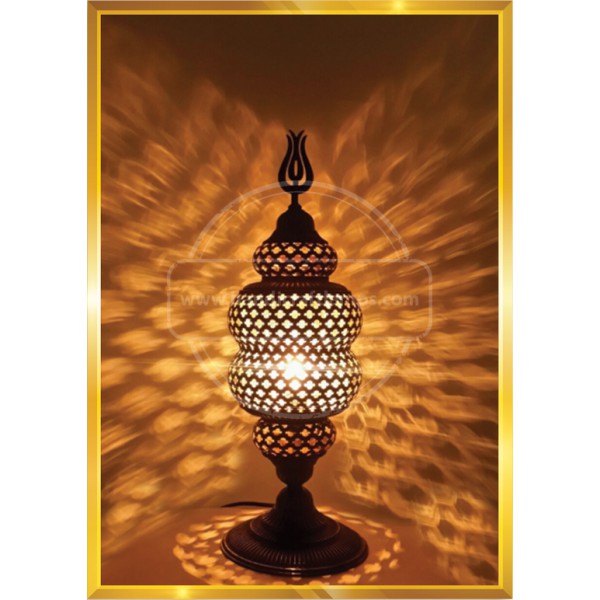 turkish mosaic floor lamp double lamp HND HANDICRAFT