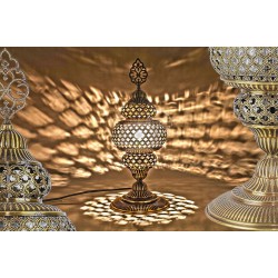 Perforated Stainless Lamp HND HANDICRAFT